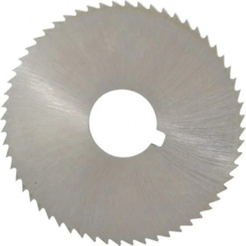 Made in USA 2-1/4 x 0.091, 5/8 Arbor, 60-Tooth High Speed Steel Slitting & Slotting Saw Uncoated, RH Cut, Straight Te...